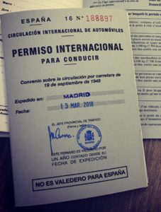 permiso internacional
