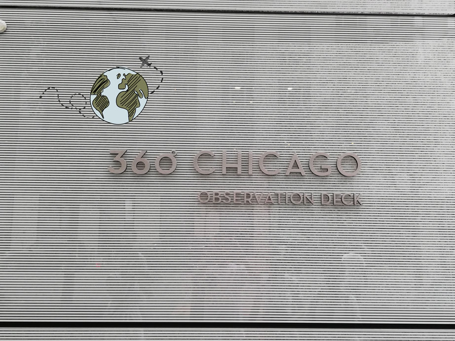 fachada principal de 360º Chicago